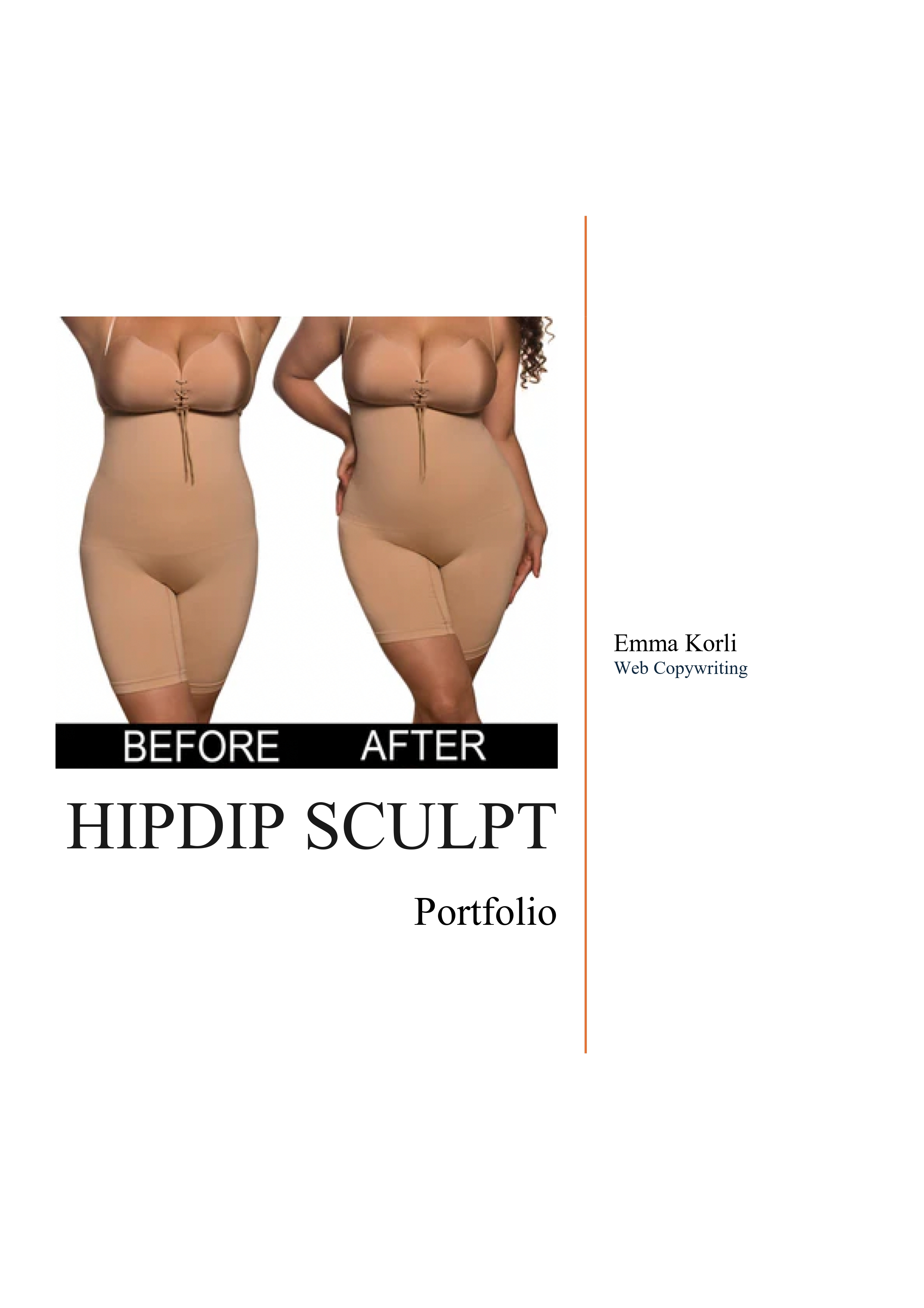 HipDip Sculpt Portfolio